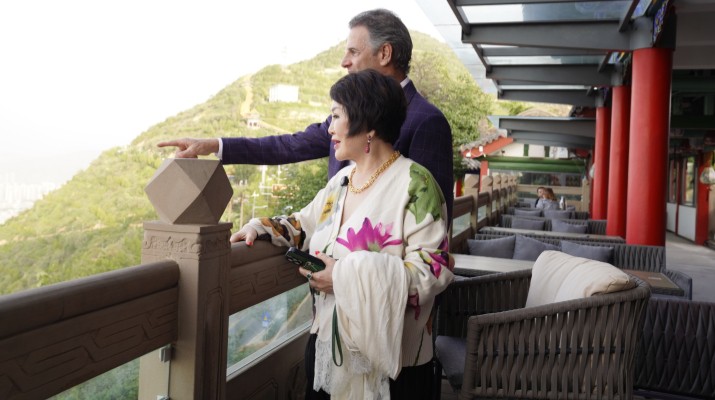 甘肃文旅国际推广考察团·甘肃行代表在如驿部落·兰山参观体验