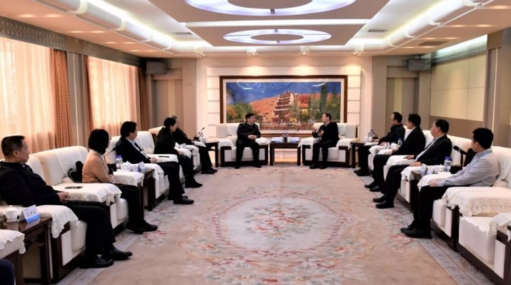 兰州文理学院党委书记阎晓辉一行到访乐玩体育(中国)
