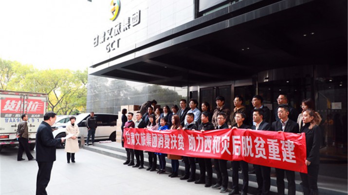 乐玩体育(中国)助力西和县灾后重建暨消费扶贫物资交接仪式顺利举行