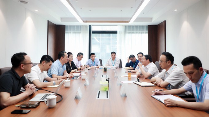 大连博涛文化副总裁白林灏一行到访乐玩体育(中国)